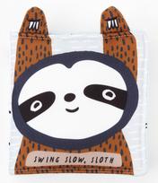 Pirmoji minkšta kūdikio knygutė Swing Slow Sloth