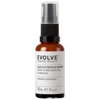 EVOLVE ORGANIC BEAUTY, Veido serumas su salicilo rūgštimi, ekologiškas, 30 ml