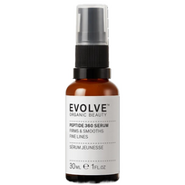 EVOLVE ORGANIC BEAUTY, Veido serumas su peptidais, ekologiškas, 30 ml
