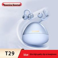 Newmine T29 Open-Ear Clip-On Earbuds with Spatial Sound mėlyna