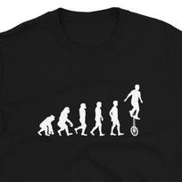 26 Evolution Unicycle Gift T-Shirt For Man & Woman – Born To – Monocycle Unisex T-Shirt XXXL