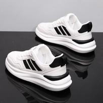 McQueen leather spring and summer low-top trendy shoes platform heightening casual sports board shoes 39