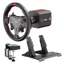 PXN VD6 Simulator Žaidimų Vairo Komplektas (Vairas + Bazė + Pedalai) | PC