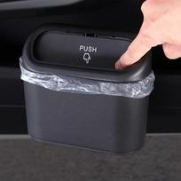 Nešiojama automobilio šiukšliadėžė Kabinama Mini transporto priemonės šiukšlių tvarkymo dėžutė Su dangteliu Daugiafunkcinė sulankstoma automobilių šiukšlių laikymo dėžė