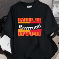 KPop Demon Hunters Summer Women's Men T-Shirt Anime HUNTR_X Short-sleeved Shirt Rumi Mira Zoey Tee Parent-child Outfit Tops S juoda