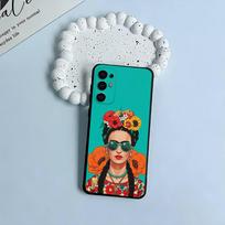 A-Artist F-Frida K-Kahlos Black Soft Silicone Phone Case for Samsung S25, S24, S21, S22, S23, S30, Ultra, S20, Plus, FE, Lite Samsung S21 S305G