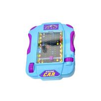 Children Handheld Games Console Toy Interesting Avoid Obstacles Racing Car Adventure Level Game Relieve Boredom & Stress Relief Simulated Racing Toy mėlyna