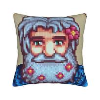 Game Stardew Valley Pillowcase Soft Polyester Cushion Cover Decor Throw Pillow Case Cover Home Zipper 45*45Cm Peach skin 18*18(CM)-1Pcs