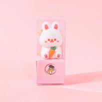 3D Gyvūnų Modeliavimas Mielas Pieštukų Drožtukas Mokyklos Mokiniai Plastikinis Silikoninis Stalo Smulkmena Vaikams Kawaii Kišeninis Peiliukas Kanceliarinės Prekės Dovanos rožinė