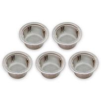 Tinklelio filtrai Nuimami sieteliai Pelenų gaudyklių rinkinys Reikmenys Namų apyvokos Biuro reikmenys Asmeniniai prietaisai silver 5pcs