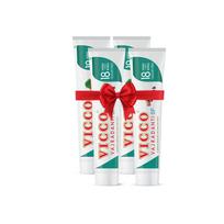 Vicco Vajradanti Ayurvedic Sugar-Free Toothpaste for Healthy Strong Gums Pack of 4 x 80g Tubes
