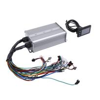 36V 48V 60V 1500W 50A Elektrinio dviračio valdiklio rinkinys Aliuminio lydinio bešepetis valdiklis su G51 LCD ekranu valdymu