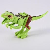 Blokuojami kaladėlės Juros periodo dinozaurai Tyrannosaurus Rex Wyvern Velociraptor Stegosaurus Statybinės kaladėlės Žaislai vaikams Dinozauras