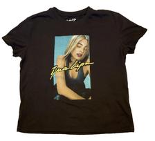 Dua Lipa juodi marškinėliai moteriški S muzikinės grupės marškinėliai M