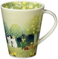 Yamakasyoten MOOMIN Luonto Mug Large 500ml Hill Green Goods Nordic Gift Tableware Made Japan MM3201-35