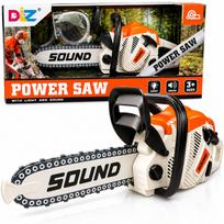 Žaislinis elektrinis pjūklas su garsais ir apsauginiais akiniais „Power Saw”