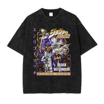 HUANHUSHENG JoJo's Bizarre Adventure Men's Cotton T-Shirt XL