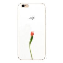 For Iphone 6 6s 7 7s Soft Cover With Artistic Flower Print Antifall Durable Case For Youth Tulip 6