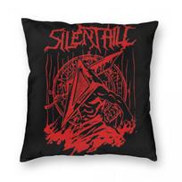 Red Thing Silent Hill Pyramid Head Heavy Metal Pillowcase Soft Cushion Cover Decor Throw Pillow Case Cover Bed Square 45X45Cm Peach skin 18*18(CM)-1Pcs
