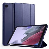 Tris kartus sulankstomas stovo dangtelis, skirtas Samsung Galaxy Tab A7 Lite 8.7 SM-T220/T225, A7 2020 T500 / T505 10,4 colio, s6 lite p610 / P615 10,4 colio A7 Lite T220/T225 8.7" tamsiai mėlyna spalva