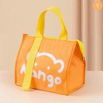 1Pc Cute Portable Thermal Lunch Box Bag Travel Picnic Insulated Bento Bags red