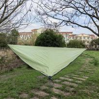 Atsparus vandeniui 3M/4M trikampis pavėsinės burė Sodo terasos markizė Kempingo stogelio audinys Baseino skydelis Žygio vėjas burlentės markizė 3x3x3m žalia