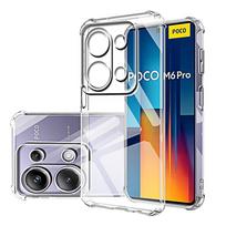Transparent Phone Case for Xiaomi Poco M6 Pro 4G Back Cover on Pocco Poko Poxo X6 Pro 5G M6pro 4g C65 Protective Camera Shell Poco M6 Pro 4G