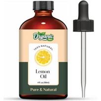 Ekologiškas citrinos dvelksmas (Citrusinis limonas) Aliejus | Grynas ir natūralus eterinis aliejus odos priežiūrai, plaukų priežiūrai, aromatui ir difuzoriams - 118ml/3.99fl oz