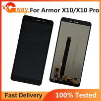 LCD Screen and Digitizer Full Assembly For Ulefone Armor X10 X10 Pro gray