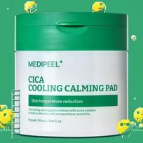 Medi-Peel Cica Cooling Calming Pad 2.0 Soothing & Hydrating Toner Pads 50pcs / 120ml 1