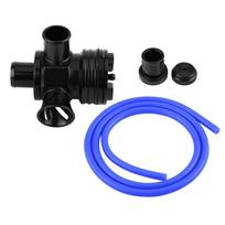 High Performance   Blow Off Valve, CNC NaMachined Aluminum Car Auto Diverter for 1.8T 2.7T Engine Black