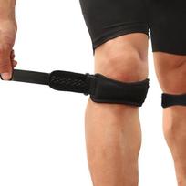 2 x Patella Tendon Bandage, Patella Knee Support with Silica Gel, Adjustable Patella Strap for Women and Men for Jogging, Running, Walking