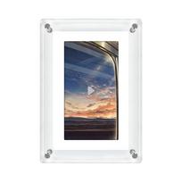 Magnetinis nuotraukų rėmelis, 1 rinkinys, skirtas Fujifilm Instax Mini 11 8 9 25 50 7 Filmavimo kameros priedai Akrilo šaldytuvo paveikslų magnetai