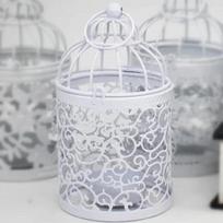 1pc Creative candelabros Hollow Hanging Bird Cage Candle Holder Candlestick Lantern Bridal Decor Vintage Candlesticks Home Decor