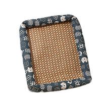 Summer Cooling Mat for Small Dogs Cats Breathable Pet Bed Pad Washable Anti Slip Dog Cat Bedding Portable Floor Cushion (as the picture,S(30x40))