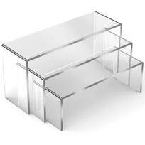 3 6 9 Pcs Clear Acrylic Display Stand Multifunctional Mini Model Storage Rack For Perfume Doll Jewelry Decor Organizer