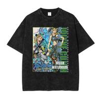 HUANHUSHENG JoJo's Bizarre Adventure Men's Cotton T-Shirt M