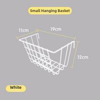 Open Wire Grid hanging basket Strong Load Bearing Hanging Storage Rack  Grid Panel Accessories White-S