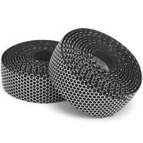 1 Pair Bike Handlebar Tape AntiSlip Elastic Bicycle Bike Cycling Handle Wraps Tape(Black White )