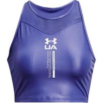 Under Armour Iso-Chill Crop Training Sports Tank Top Women tops Purple 1361151-561 S