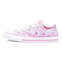 Converse Chuck Taylor All Star Low Top Durable Skate Shoes Kids Sneakers Blue Pink 670216C 34