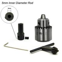 Kūginis tvirtinimas tekinimo staklių griebtuvas Mini gręžimo staklės su mini grąžto griebtuvo raktu 5mm Chuck Set