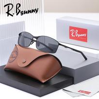 Fashion Classic Sunglasses Men Polarized Glasses Metal Frame Eyewear Driving Sun Glasses Summer Eye Protect UV400 mėlyna