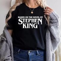 Based On The Novel By Stephen King Graphic Tops Summer Retro Tumblr Shirt Horror Grunge Clothing Funny Gift for women clothes S juoda