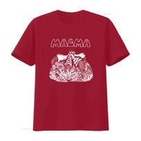 MAGMA Prog Rock Marškinėliai Unikalus meno spaudinys Retro dvasia Patogus medvilnės mišinys vintage išskalbtas Tampri Stilingi Kasdieniai Minkšti S