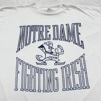 vintage 80s NOTRE DAME FIGHTIN' IRISH T-Shirt LARGE/XL university football ncaa 4XL