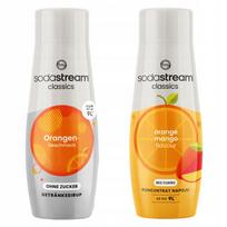 SodaStream Orange Zero Syrups: Orange Sugar Free + Orange Mango Sugar Free