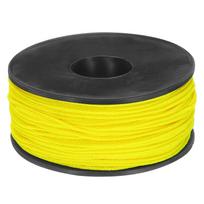Uxcell 1.18mm x 164 Feet Paracord Micro Cord Rope 100 LB Polyester Braided Cord Spool for Camping Outdoor Jewelry Bracelet citrinos geltonos spalvos