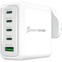 J5create 100W GAN USB-C 5-PORT CHARGER   JUP53100EF-N