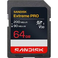 SanDisk atm. korta SD 64GB Extreme PRO 200MB/s A1 V30